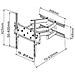 ICA-PLB 147XL Supporto a Parete per Schermi LCD / LED / PLASMA 42-70'' Portata Max 70Kg - Foto miniatura 2