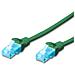 CAVO PATCH CAT. 5e U / UTP CCA 3,0 mt, VERDE - Foto miniatura 1