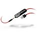 Blackwire 5210 Cuffia Padiglione Auricolare Cablato con Microfono Integrato Colore Nero / Rosso - Foto miniatura 2