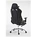 Poltrona Racing Limit XL Similpelle Nero Verde con Poggiapiedi - Foto miniatura 5