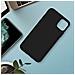 Cover Silicone Iphone 11 Pro Max Semi-rigida Opaca Finitura Soft Touch Nero - Foto miniatura 3