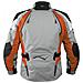 Giacca Offroad Enduro Moto Turismo Impermeabile Tessuto Protezioni Arancione Xxl - Foto miniatura 3