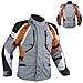Giacca Offroad Enduro Moto Turismo Impermeabile Tessuto Protezioni Arancione Xxl - Foto miniatura 1
