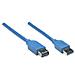 Cavo Prolunga USB 3.0 SuperSpeed 1 m - Blu - Foto miniatura 2