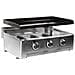 Brixton BQ-6395 Grill Da tavolo Gas 7200W Nero, Acciaio inossidabile barbecue e bistecchiera - Foto miniatura 1