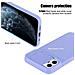 Custodia Compatibile Con Apple Iphone 11 Pro Max In Viola Opaco - Coperchio Protettivo In Silicone Tpu Flessibile E Con Protezione Per La Fotocamera - Foto miniatura 4