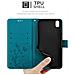 Custodia Compatibile Con Honor 8s / Huawei Y5 2019 In Blu Fiore - Coperchio Protettivo In Design Floreale Con Chiusura Magnetica, Funzione Stand E Slot Per Carte - Foto miniatura 6
