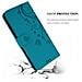 Custodia Compatibile Con Honor 8s / Huawei Y5 2019 In Blu Fiore - Coperchio Protettivo In Design Floreale Con Chiusura Magnetica, Funzione Stand E Slot Per Carte - Foto miniatura 7