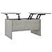 Tavolino Salotto Grigio Cemento 80x50x42,5 Cm Legno Multistrato - Foto miniatura 1