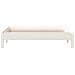 Letto Impilabile Bianco 100x200cm In Legno Massello Di Pino - Foto miniatura 6
