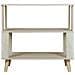 Tavolino, Cases, 60x30x57 Cm, Marrone, Struttura In Mdf, Diversi Ripiani - Foto miniatura 1