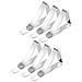 Fermagli Per Stoffa / Supporto Per Stoffa D'argento 6-pack - Foto miniatura 1