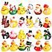 24 Pezzi Doccia Anatre Vasca Da Bagno Giocattoli Baby Mini Anatra Giocattolo Da Bagno Non Sbiadisce Divertenti Giocattoli Antistress Per Bambini E Neonati - Foto miniatura 1