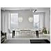 Tavolo Allungabile 90x180/440 Cm Flame Telaio Antracite - Bianco Frassino - Foto miniatura 4