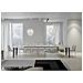 Tavolo Allungabile 90x180/440 Cm Flame Telaio Antracite - Bianco Frassino - Foto miniatura 3