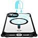 Cover Rinforzata Hybrid R Sling Magsafe Per Iphone 15, Nero Transparente - Foto miniatura 3