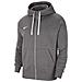 Felpa Con Cappuccio Full Zip Cw6887-071 Uomo Taglia 3Xl Colore Grigio - Foto miniatura 1