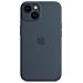 Custodia MagSafe in silicone per iPhone 14 - Blu tempesta - Foto miniatura 3