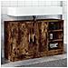 Mobile Lavabo Rovere Fumo 90x29x55 Cm In Truciolare - Foto miniatura 6