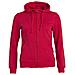 Basic Hoody Full Zip Lady Rosso M - Foto miniatura 1