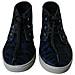 Scarpe Da Ginnastica Mid-top Leopardate Pelle Vitello Blu - Eu43/us10 - Foto miniatura 2