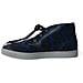 Scarpe Da Ginnastica Mid-top Leopardate Pelle Vitello Blu - Eu43/us10 - Foto miniatura 5