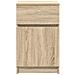 Comodini 2 pz Rovere Sonoma 39x35x65 cm in Legno Multistrato - Foto miniatura 4