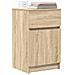 Comodini 2 pz Rovere Sonoma 39x35x65 cm in Legno Multistrato - Foto miniatura 7