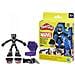 Play-doh Black Panther, Artigli Affilati Con Figura Flessibile E Composto Da Modellare, Età 4 Anni, Marvel - Foto miniatura 3