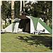 Tenda da Campeggio a Cupola per 6 Persone Verde Impermeabile - Foto miniatura 1