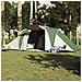 Tenda da Campeggio a Cupola per 6 Persone Verde Impermeabile - Foto miniatura 3