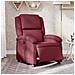 Poltrona Elettrica Reclinabile Rosso Vino in Tessuto - Foto miniatura 2
