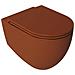 Sanitari Sospesi Opaco Infinity: Vaso, Bidet, Copriwater Soft-close - Terracotta Opaco - Foto miniatura 1