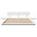 Struttura del letto Bianco 120 x 190 cm legno - Foto miniatura 5