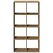 Libreria Divisorio Rovere Artigianale 69,5x29x137,5 Truciolato - Foto miniatura 6