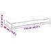 Cuscino per Pallet Grigio 110x40x8 cm Tessuto Oxford - Foto miniatura 6