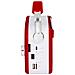 Radio Wireless Portatile Multibanda USB Micro SD RDA 70 BR Rosso - Foto miniatura 4