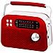 Radio Wireless Portatile Multibanda USB Micro SD RDA 70 BR Rosso - Foto miniatura 1