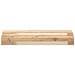 Mensole da Parete 2 pz 40x20x4 cm Legno Acacia Non Trattato - Foto miniatura 4