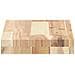 Mensole da Parete 2 pz 40x20x4 cm Legno Acacia Non Trattato - Foto miniatura 5