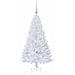 Albero di Natale artificiale Bianco 120 cm PVC e Acciaio - Foto miniatura 3