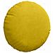 Cuscini per Seduta 2 pcs Giallo Ø 40 x 13 cm Velluto - Foto miniatura 5