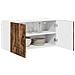 Pensile cucina Rovere fumé 80 x 31 x 40 cm Legno multistrato - Foto miniatura 3
