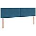 Letto con Contenitore Blu Scuro 160 x 200 cm Velluto - Foto miniatura 9