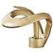 Rubinetto per lavabo da bagno, Blackswan, tipo M214, modello oro opaco con bocca a cascata, misura 15 cm - Foto miniatura 1