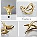 Rubinetto per lavabo da bagno, Blackswan, tipo M214, modello oro opaco con bocca a cascata, misura 15 cm - Foto miniatura 3