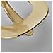 Rubinetto per lavabo da bagno, Blackswan, tipo M214, modello oro opaco con bocca a cascata, misura 15 cm - Foto miniatura 4