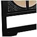 Testiera In Legno Nero Con Doghe 150x5x130h Cm - Foto miniatura 6