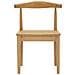 Set Di 2 Sedie Natura 6-marrone-rattan-54x54x70 Cm - Foto miniatura 2