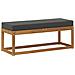 Panca da giardino Naturale e Antracite 115 x 43 x 45 cm - Foto miniatura 5